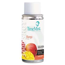 3000 Shot Micro Metered Air Freshener Refill, Mango, 3 oz Aerosol, 12/Carton