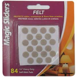 84PK 3/8" Oat Felt Pad