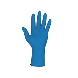Disposable Latex Gloves, Textured Grip, Powder Free, 11 mil, X-Large, Blue