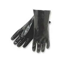 Economy Dipped PVC Gloves, Large, Black