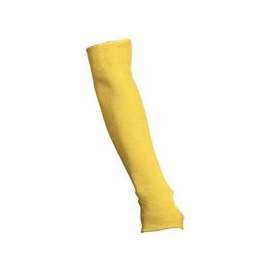 Cut Resistant Sleeves, Double Ply, 18 in Long, Yellow