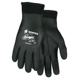 Ninja Ice Gloves, Medium, Black, 9.84 in, Fully Coated