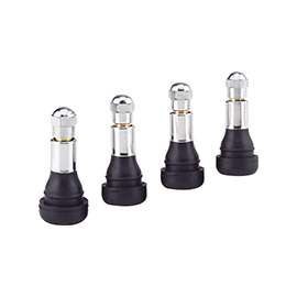 GENUINE VICTOR M4134 Tire Valve, Rubber, Chrome