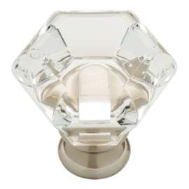 1-1/4 Facet Acry Knob