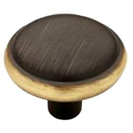 1-1/4 BRZ/GLD Dome Knob
