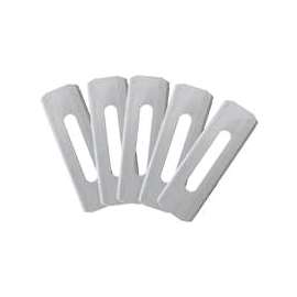 STANLEY 11-525 Knife Blade, 2-1/4 in L, HCS, Double-Edge Edge, 4-Point