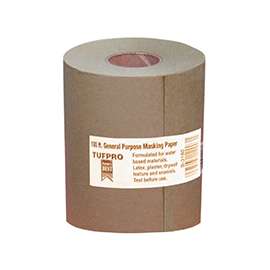 Trimaco EasyMask 12903 Trim Masking Paper, 180 ft L, 3 in W, Brown