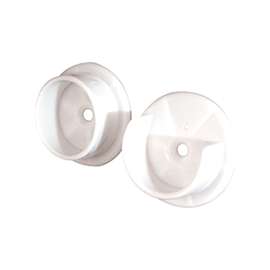 SOCKET CLOSET POLE PLSTC WHITE