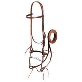 5/8" Burg LTHR Bridle