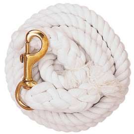 5/8x10 WHT Lead Rope