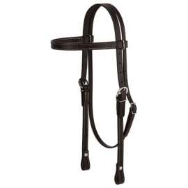Hors BLK Brow Headstall