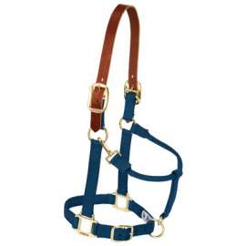 1"AVG Navy Break Halter