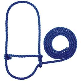 7' Cow BLU Rope Halter