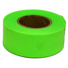150' Glo Lime Flag Tape