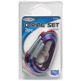 3PC D Ring ASSTD