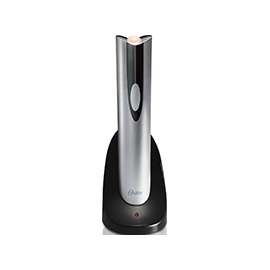 Oster 004207-0NP-000 Wine Opener, Black/Silver, Soft Grip Handle