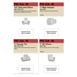 SCH40 Bin Cards Only