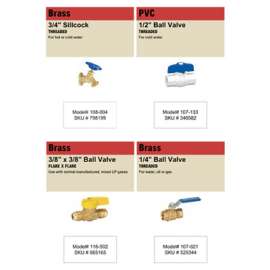 4' Valve Bin Cards Only