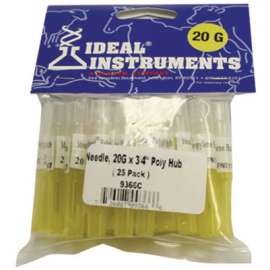 25PK 20x3/4 Poly Needle