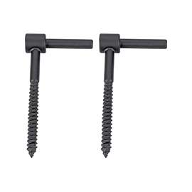 ProSource SH-S12-PS Lag Pintel, 5 x 2-9/16 x 3/4 in, Black, Screw Mounting