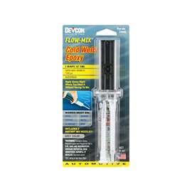 Devcon 24445 Cold Weld Epoxy, Black, Liquid, 0.47 oz Syringe
