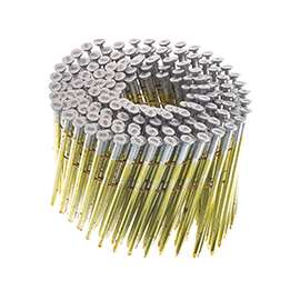 SENCO KD28ASBF Nail, 3-1/4 in L, Steel, Sencote, Full Round Head, Smooth Shank