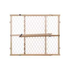 North States 4604 Security Gate, Wood, Natural, 23 in H Dimensions