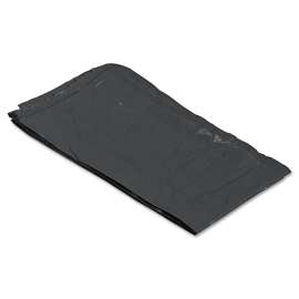 Sanitary Napkin Plastic Liner Bags, 17", Black, 1,000/Carton