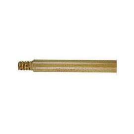 Quickie 54109 Broom Handle, 15/16 in Dia, 60 in L, Threaded, Wood