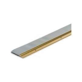 M-D 69652 Door Sweep, 36 in L, 2-1/4 in W, Aluminum Flange, Vinyl Insert