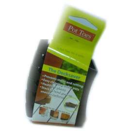 6PK 3" BLK Pot Toes