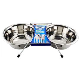 QT SS DBL Raised Bowl