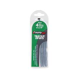 ROTOZIP TC4 Tilecut Bit, 1/8 in Dia, Steel