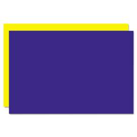 Too Cool Foam Board, 20x30, Blue/Yellow, 5/Carton