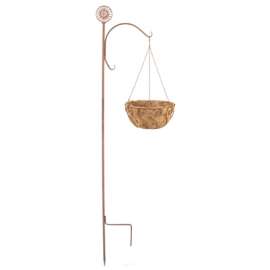 74" Rust Shepherd Hook