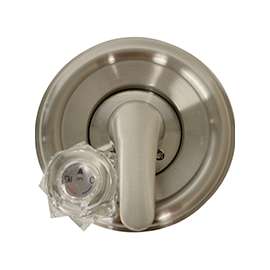Danco 10004 Faucet Trim Kit, Plastic/Stainless Steel, Brushed Nickel, For: Delta Tub/Shower Faucets