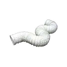 Lambro 215L Vent Hose, 3 in ID, 50 ft L, Vinyl, White