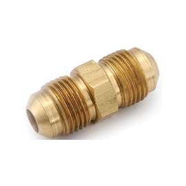 Anderson Metals 754042-04 Pipe Union, 1/4 in, Flare, Brass, 1400 psi Pressure