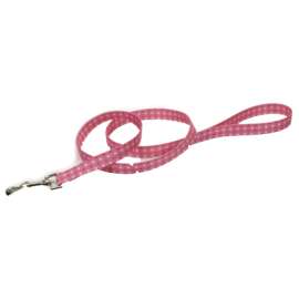 3/8x6 PNK Dot Leash