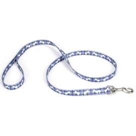 3/8x6 Plaid Bones Leash