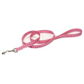 5/8x6 PNK Dot Leash