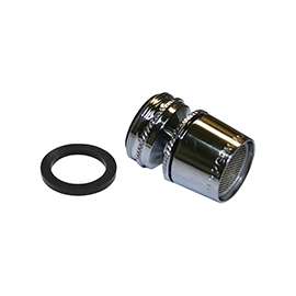 Plumb Pak PP800-4LF Faucet Aerator, 5/16-27 x 55/64-27 Male x Female Thread, 1.5 gpm