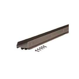 M-D 05991 Door Bottom, 36 in L, 1-3/4 in W, 1-1/2 in H, Vinyl