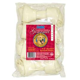 4PK 6-7 NAT Rawhid Bone