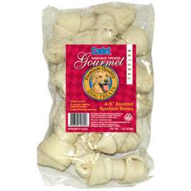 LB 4" NAT Rawhide Bone