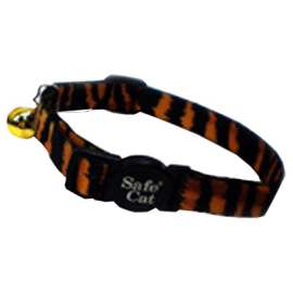 12"ADJ Tiger Cat Collar