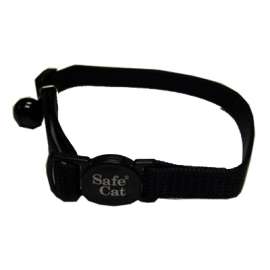 12" ADJ BLK Cat Collar
