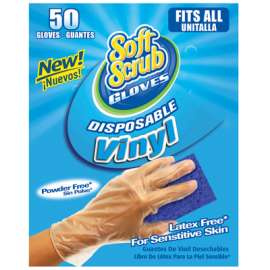 50CT Disp Vinyl Gloves
