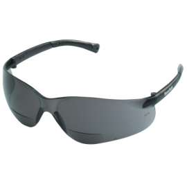 BearKat® BK1 Series Bifocal Readers Safety Glasses, Gray Lens, 2.0 Dipter, Gray Frame