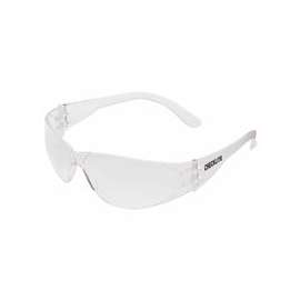 Checklite Safety Glasses, Clear Lens, Scratch-Resistant, Clear Frame
